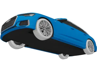 Audi A6 Avant S-line (2019) 3D Model preview