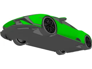Lamborghini Huracan Tecnica (2023) 3D Model preview