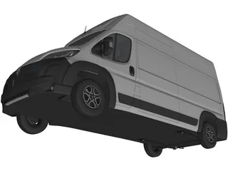 Peugeot e-Boxer L3H3 (2024) 3D Model preview