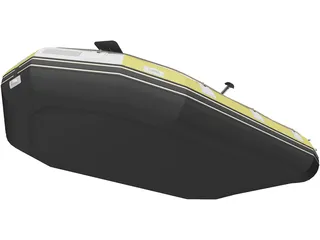 Rafting Boat 3D Model preview