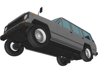 Nissan Safari 160 (1980) 3D Model preview