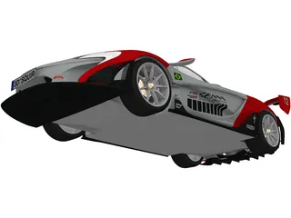 Mclaren P1 GTR Senna (2019) 3D Model preview