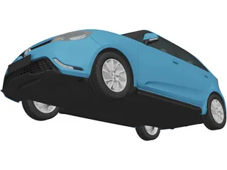 MG 3 (2014) 3D Model preview
