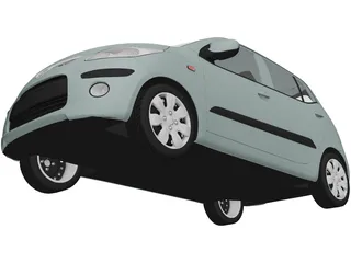 Hyundai i10 (2009) 3D Model preview