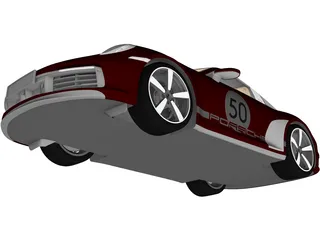 Porsche 911 Targa 4S Heritage (2021) 3D Model preview