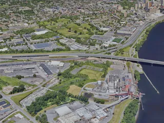 Hartford City, CT, USA (2022) 3D Model preview