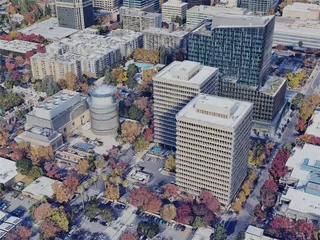 Sacramento City, USA (2024) 3D Model preview