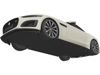 Jaguar F-Type R (2021) 3D Model preview