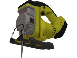 Dewalt Jigsaw 3D Model preview