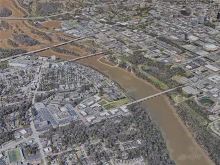 Columbia City, SC, USA (2023) 3D Model preview
