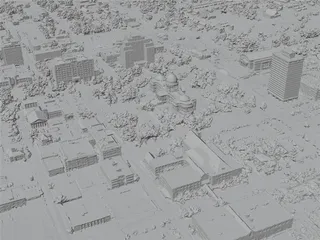 Jackson City, MS, USA (2023) 3D Model preview