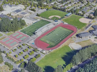 Olympia City, WA, USA (2023) 3D Model preview