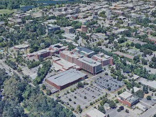 Salem City, OR, USA (2023) 3D Model preview