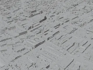 Santa Fe City, NM, USA (2023) 3D Model preview