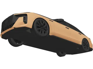 BMW i7 [M70] (2024) 3D Model preview