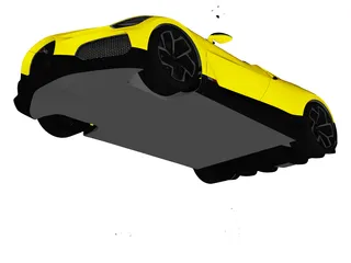 Bugatti W16 Mistral (2024) 3D Model preview
