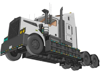 Kenworth T908 3D Model preview