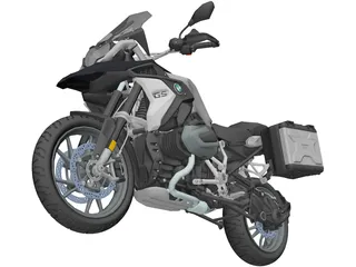 BMW R 1250 GS (2019) 3D Model preview