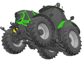 Deutz-Fahr Series 8 TTV 3D Model preview