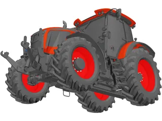 Zetor Crystal HD 3D Model preview