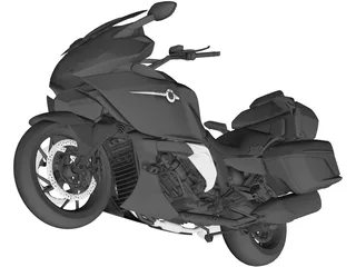 BMW K 1600 GT (2011) 3D Model preview