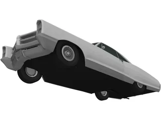 Pontiac Bonneville Hardtop (1966) 3D Model preview