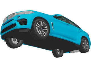 BMW X6M (2014) 3D Model preview