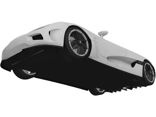 Koenigsegg Agera (2011) 3D Model preview
