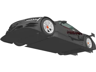 Honda NSX GT (2013) 3D Model preview