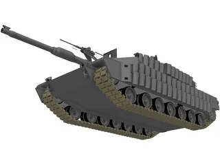 M1A2 Abrams 3D Model preview