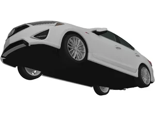 Acura ILX (2019) 3D Model preview