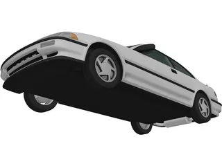 Acura Integra Coupe (1991) 3D Model preview