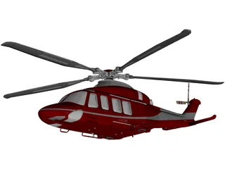 AgustaWestland AW139D 3D Model preview