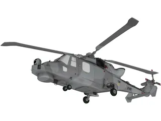 AgustaWestland AW159 Lynx Wildcat 3D Model preview
