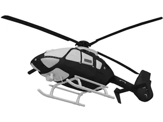 Airbus Helicopters H135 Police 3D Model preview