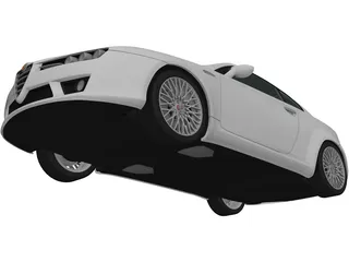Alfa Romeo Brera (2011) 3D Model preview