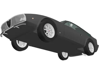 Alfa Romeo GT 1300 Junior Zagato (1972) 3D Model preview