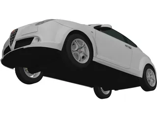 Alfa Romeo MiTo (2009) 3D Model preview
