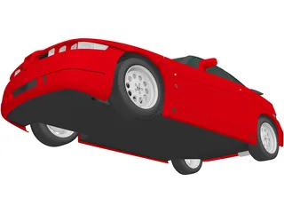 Alfa Romeo SZ (1989) 3D Model preview