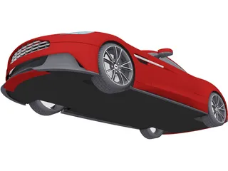 Aston Martin Vanquish (2013) 3D Model preview