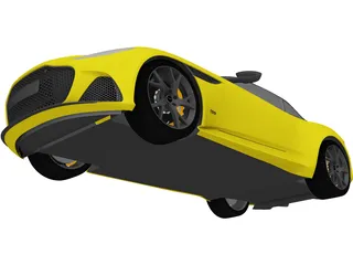 Aston Martin DBS Superleggera Volante (2020) 3D Model preview