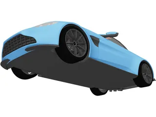 Aston Martin Vantage Roadster (2021) 3D Model preview