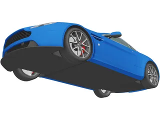 Aston Martin V8 Vantage S (2015) 3D Model preview