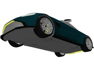 Aston Martin Vantage AMR (2020) 3D Model preview