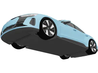Audi e-tron GT Quattro (2022) 3D Model preview