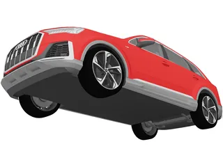 Audi Q7 (2020) 3D Model preview