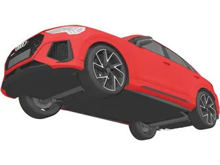 Audi RS Q3 Sportback (2020) 3D Model preview
