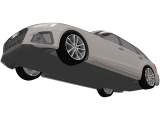 Audi S4 Avant (2020) 3D Model preview
