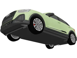 Audi SQ2 (2021) 3D Model preview