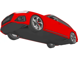 Audi RS4 Avant (2020) 3D Model preview